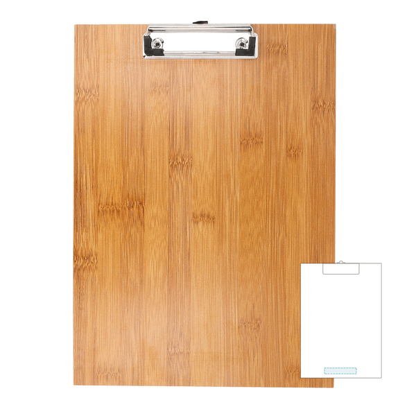 Menukort med bambusclips